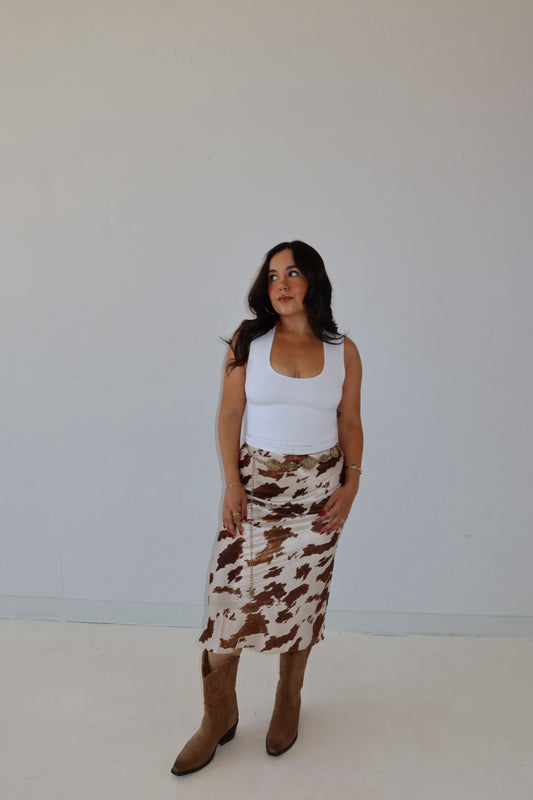 Bandera Midi Skirt