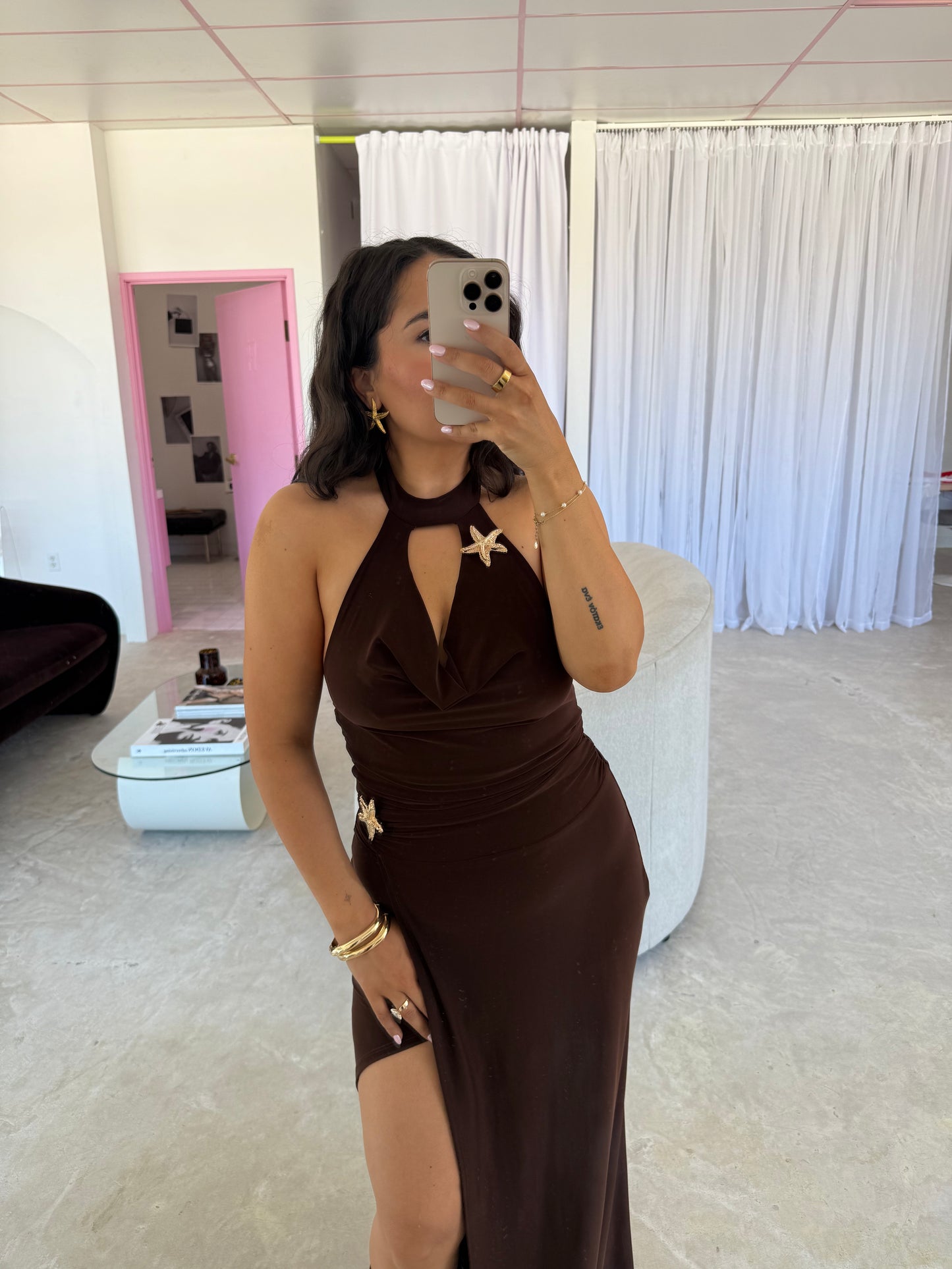 Eve Set in Chocolate Brown