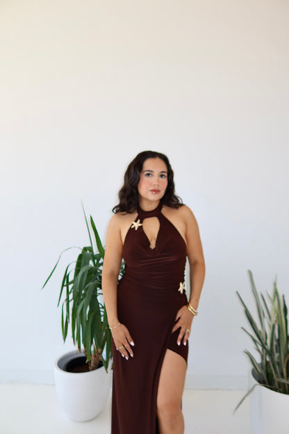 Eve Set in Chocolate Brown
