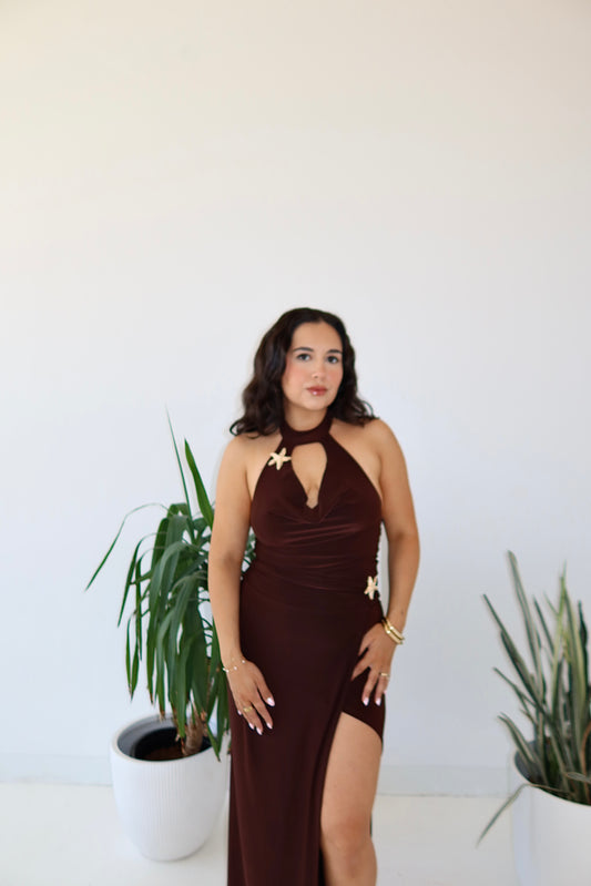 Eve Set in Chocolate Brown
