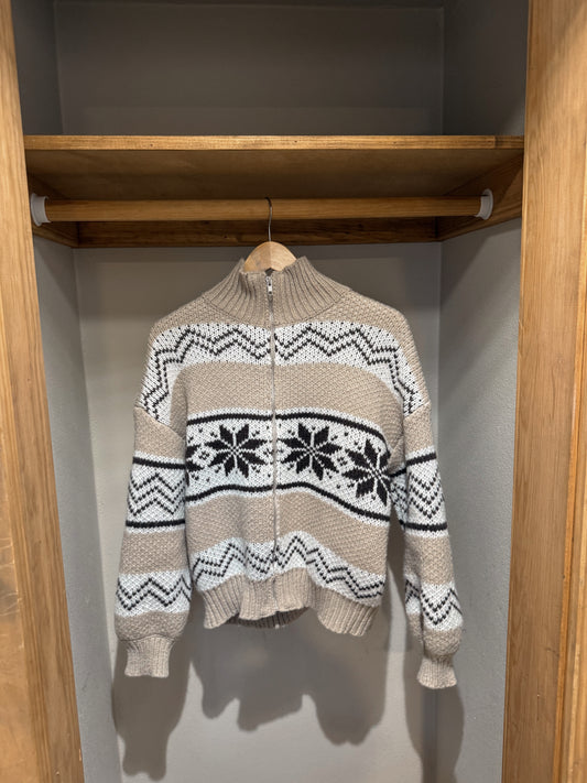 Chalet Zip Up Sweater