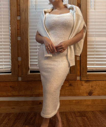 Snow Angel Sweater Dress