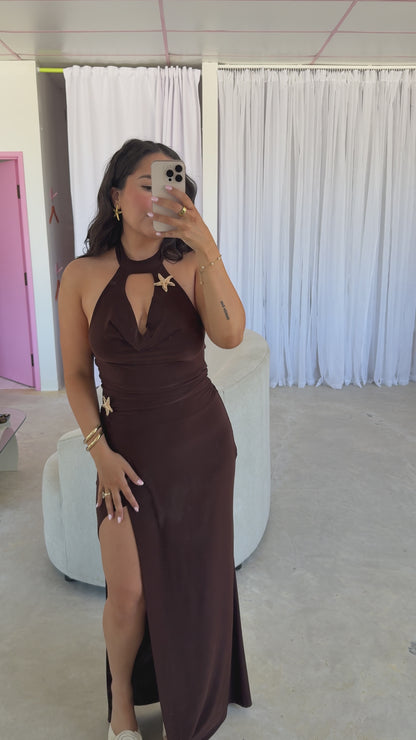 Eve Set in Chocolate Brown